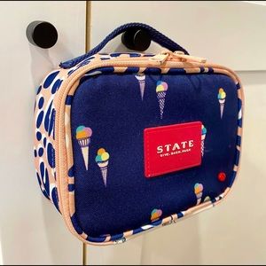 STATE BAGS Mini Rodgers Snack Pack Ice ceam corn/Leopard/Crane